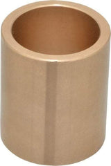 Made in USA - 1" Inside x 1-1/4" Outside Diam, Cast Bronze Sleeve Bearing - 1-1/2" OAL - Eagle Tool & Supply