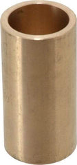 Made in USA - 1" Inside x 1-1/4" Outside Diam, Cast Bronze Sleeve Bearing - 2-1/2" OAL - Eagle Tool & Supply