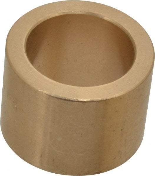 Made in USA - 1" Inside x 1-3/8" Outside Diam, Cast Bronze Sleeve Bearing - 1" OAL - Eagle Tool & Supply