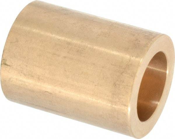 Made in USA - 1" Inside x 1-1/2" Outside Diam, Cast Bronze Sleeve Bearing - 2" OAL - Eagle Tool & Supply