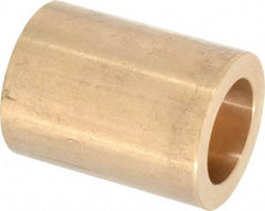 Made in USA - 1" Inside x 1-1/2" Outside Diam, Cast Bronze Sleeve Bearing - 2" OAL - Eagle Tool & Supply