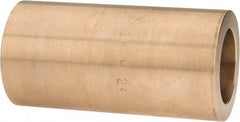Made in USA - 1" Inside x 1-1/2" Outside Diam, Cast Bronze Sleeve Bearing - 3" OAL - Eagle Tool & Supply