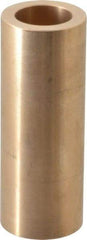 Made in USA - 1" Inside x 1-1/2" Outside Diam, Cast Bronze Sleeve Bearing - 4" OAL - Eagle Tool & Supply