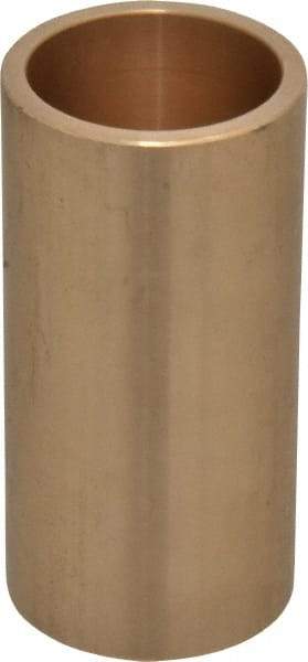 Made in USA - 1-1/4" Inside x 1-1/2" Outside Diam, Cast Bronze Sleeve Bearing - 3" OAL - Eagle Tool & Supply