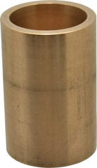 Made in USA - 1-5/16" Inside x 1-5/8" Outside Diam, Cast Bronze Sleeve Bearing - 2-1/2" OAL - Eagle Tool & Supply