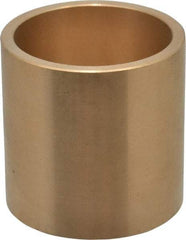 Made in USA - 1-1/2" Inside x 1-3/4" Outside Diam, Cast Bronze Sleeve Bearing - 1-3/4" OAL - Eagle Tool & Supply
