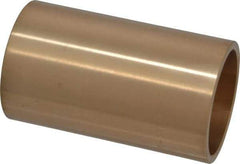 Made in USA - 1-1/2" Inside x 1-3/4" Outside Diam, Cast Bronze Sleeve Bearing - 3" OAL - Eagle Tool & Supply