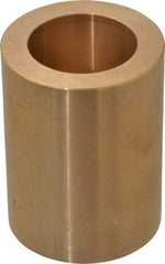 Made in USA - 1-1/2" Inside x 2-1/4" Outside Diam, Cast Bronze Sleeve Bearing - 3" OAL - Eagle Tool & Supply