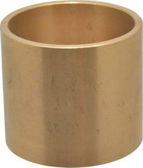 Made in USA - 2" Inside x 2-1/4" Outside Diam, Cast Bronze Sleeve Bearing - 2" OAL - Eagle Tool & Supply