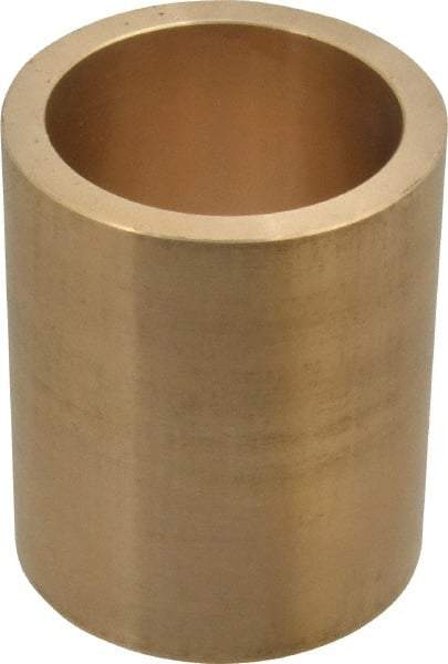 Made in USA - 2" Inside x 2-1/2" Outside Diam, Cast Bronze Sleeve Bearing - 3" OAL - Eagle Tool & Supply