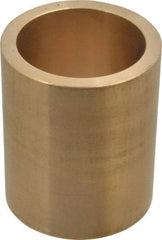 Made in USA - 2" Inside x 2-1/2" Outside Diam, Cast Bronze Sleeve Bearing - 3" OAL - Eagle Tool & Supply