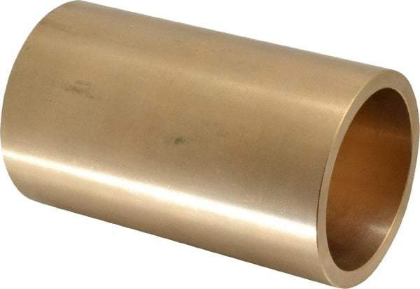 Made in USA - 2-1/2" Inside x 3" Outside Diam, Cast Bronze Sleeve Bearing - 5" OAL - Eagle Tool & Supply