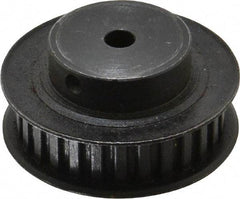 Power Drive - 28 Tooth, 1/4" Inside x 1.763" Outside Diam, Timing Belt Pulley - 1/4, 3/8" Belt Width, 1.783" Pitch Diam, Steel & Cast Iron - Eagle Tool & Supply