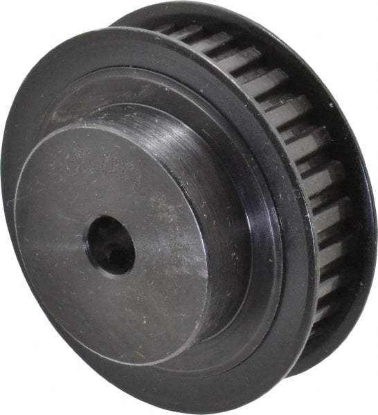 Power Drive - 30 Tooth, 5/16" Inside x 1.89" Outside Diam, Timing Belt Pulley - 1/4, 3/8" Belt Width, 1.91" Pitch Diam, Steel & Cast Iron - Eagle Tool & Supply