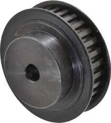 Power Drive - 30 Tooth, 5/16" Inside x 1.89" Outside Diam, Timing Belt Pulley - 1/4, 3/8" Belt Width, 1.91" Pitch Diam, Steel & Cast Iron - Eagle Tool & Supply