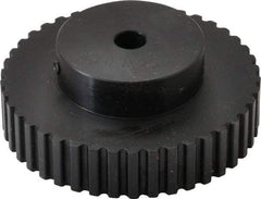 Power Drive - 42 Tooth, 5/16" Inside x 2.654" Outside Diam, Timing Belt Pulley - 1/4, 3/8" Belt Width, 2.674" Pitch Diam, Steel & Cast Iron - Eagle Tool & Supply