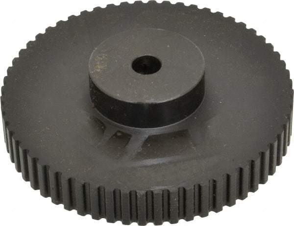 Power Drive - 60 Tooth, 3/8" Inside x 3.8" Outside Diam, Timing Belt Pulley - 1/4, 3/8" Belt Width, 3.82" Pitch Diam, Steel & Cast Iron - Eagle Tool & Supply