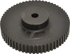 Power Drive - 60 Tooth, 3/8" Inside x 3.8" Outside Diam, Timing Belt Pulley - 1/4, 3/8" Belt Width, 3.82" Pitch Diam, Steel & Cast Iron - Eagle Tool & Supply