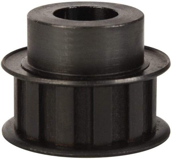 Power Drive - 12 Tooth, 1/2" Inside x 1.402" Outside Diam, Timing Belt Pulley - 1/2" Belt Width, 1.432" Pitch Diam, Steel & Cast Iron - Eagle Tool & Supply