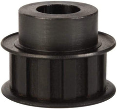 Power Drive - 12 Tooth, 1/2" Inside x 1.402" Outside Diam, Timing Belt Pulley - 1/2" Belt Width, 1.432" Pitch Diam, Steel & Cast Iron - Eagle Tool & Supply