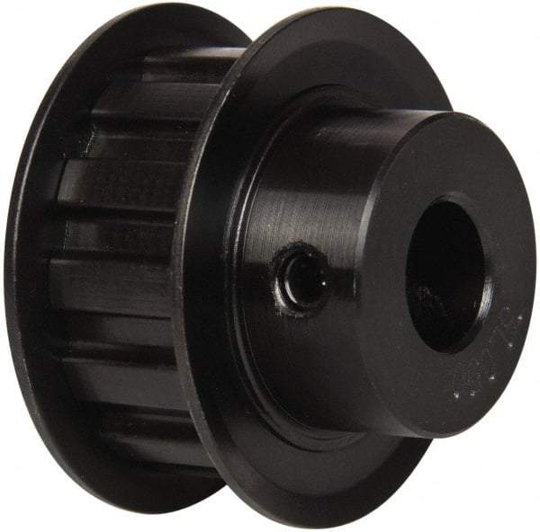 Power Drive - 13 Tooth, 1/2" Inside x 1.522" Outside Diam, Timing Belt Pulley - 1/2" Belt Width, 1.552" Pitch Diam, Steel & Cast Iron - Eagle Tool & Supply