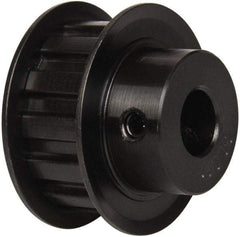 Power Drive - 13 Tooth, 1/2" Inside x 1.522" Outside Diam, Timing Belt Pulley - 1/2" Belt Width, 1.552" Pitch Diam, Steel & Cast Iron - Eagle Tool & Supply