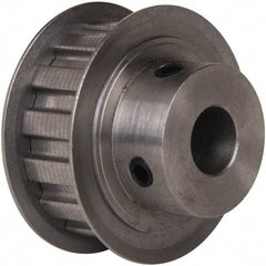 Power Drive - 14 Tooth, 1/2" Inside x 1.641" Outside Diam, Timing Belt Pulley - 1/2" Belt Width, 1.671" Pitch Diam, Steel & Cast Iron - Eagle Tool & Supply