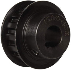Power Drive - 15 Tooth, 5/8" Inside x 1.76" Outside Diam, Timing Belt Pulley - 1/2" Belt Width, 1.79" Pitch Diam, Steel & Cast Iron - Eagle Tool & Supply