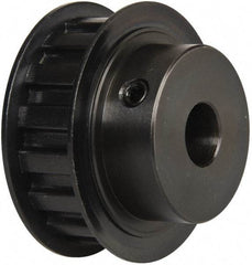 Power Drive - 16 Tooth, 1/2" Inside x 1.88" Outside Diam, Timing Belt Pulley - 1/2" Belt Width, 1.91" Pitch Diam, Steel & Cast Iron - Eagle Tool & Supply