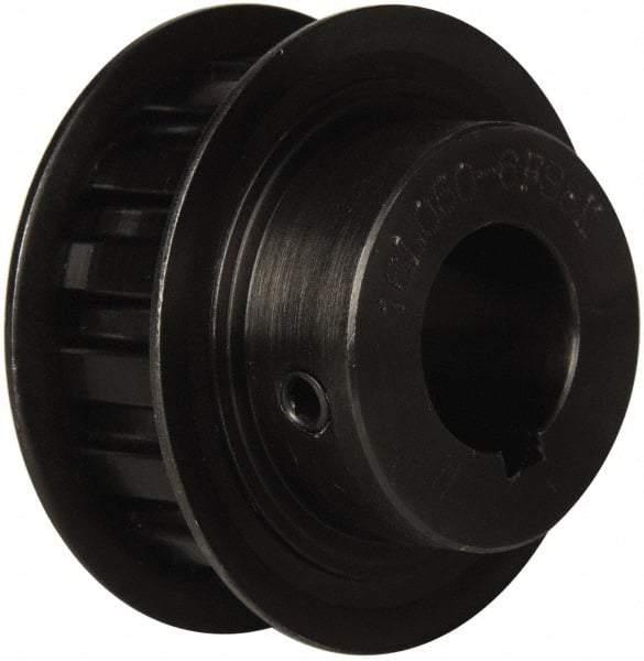 Power Drive - 16 Tooth, 3/4" Inside x 1.88" Outside Diam, Timing Belt Pulley - 1/2" Belt Width, 1.91" Pitch Diam, Steel & Cast Iron - Eagle Tool & Supply