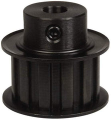 Power Drive - 12 Tooth, 3/8" Inside x 1.402" Outside Diam, Timing Belt Pulley - 3/4" Belt Width, 1.432" Pitch Diam, Steel & Cast Iron - Eagle Tool & Supply