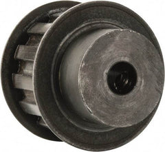 Power Drive - 13 Tooth, 3/8" Inside x 1.522" Outside Diam, Timing Belt Pulley - 3/4" Belt Width, 1.552" Pitch Diam, Steel & Cast Iron - Eagle Tool & Supply