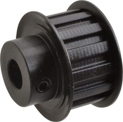 Power Drive - 14 Tooth, 1/2" Inside x 1.641" Outside Diam, Timing Belt Pulley - 3/4" Belt Width, 1.671" Pitch Diam, Steel & Cast Iron - Eagle Tool & Supply