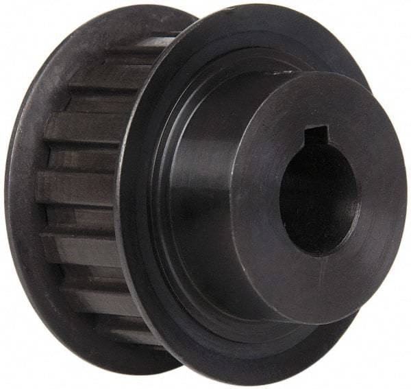 Power Drive - 16 Tooth, 5/8" Inside x 1.88" Outside Diam, Timing Belt Pulley - 3/4" Belt Width, 1.91" Pitch Diam, Steel & Cast Iron - Eagle Tool & Supply
