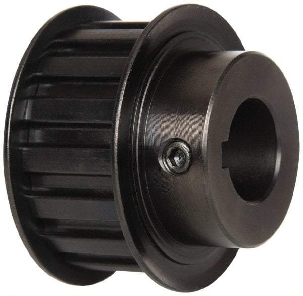 Power Drive - 16 Tooth, 3/4" Inside x 1.88" Outside Diam, Timing Belt Pulley - 3/4" Belt Width, 1.91" Pitch Diam, Steel & Cast Iron - Eagle Tool & Supply
