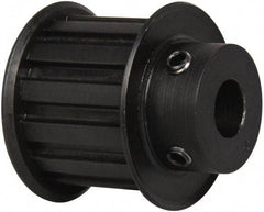 Power Drive - 13 Tooth, 1/2" Inside x 1.522" Outside Diam, Timing Belt Pulley - 1" Belt Width, 1.552" Pitch Diam, Steel & Cast Iron - Eagle Tool & Supply
