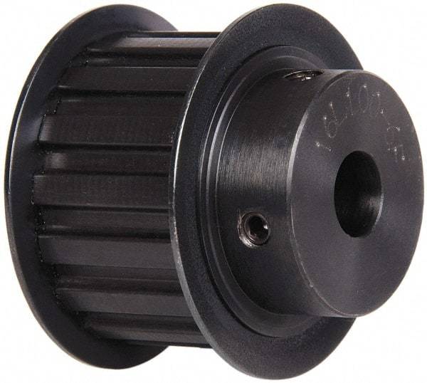 Power Drive - 16 Tooth, 1/2" Inside x 1.88" Outside Diam, Timing Belt Pulley - 1" Belt Width, 1.91" Pitch Diam, Steel & Cast Iron - Eagle Tool & Supply