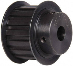 Power Drive - 16 Tooth, 1/2" Inside x 1.88" Outside Diam, Timing Belt Pulley - 1" Belt Width, 1.91" Pitch Diam, Steel & Cast Iron - Eagle Tool & Supply