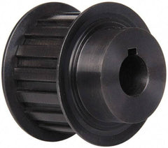 Power Drive - 16 Tooth, 5/8" Inside x 1.88" Outside Diam, Timing Belt Pulley - 1" Belt Width, 1.91" Pitch Diam, Steel & Cast Iron - Eagle Tool & Supply