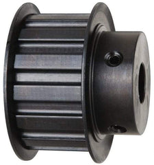 Power Drive - 14 Tooth, 5/8" Inside x 2.174" Outside Diam, Timing Belt Pulley - 3/4, 1" Belt Width, 2.228" Pitch Diam, Steel & Cast Iron - Eagle Tool & Supply
