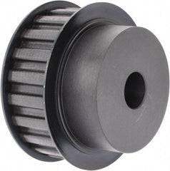 Power Drive - 22 Tooth, 3/4" Inside x 3.447" Outside Diam, Timing Belt Pulley - 3/4, 1" Belt Width, 3.501" Pitch Diam, Steel & Cast Iron - Eagle Tool & Supply