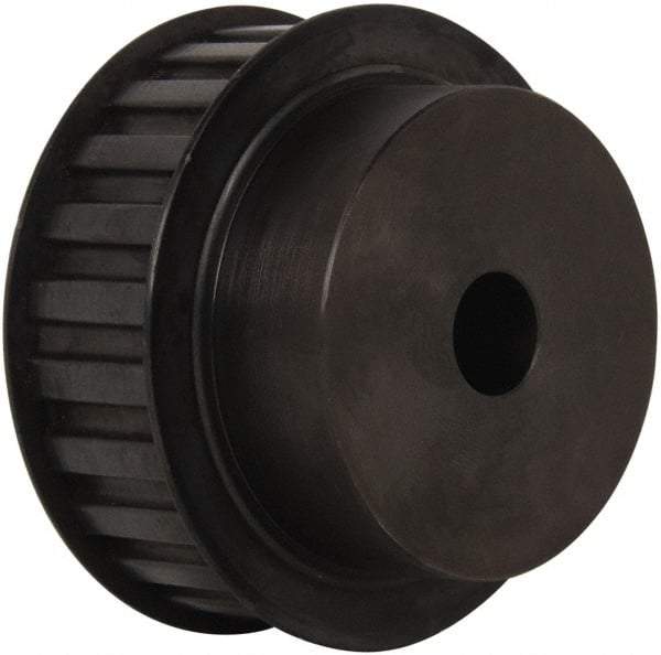 Power Drive - 24 Tooth, 3/4" Inside x 3.766" Outside Diam, Timing Belt Pulley - 3/4, 1" Belt Width, 3.82" Pitch Diam, Steel & Cast Iron - Eagle Tool & Supply