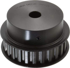 Power Drive - 26 Tooth, 3/4" Inside x 4.084" Outside Diam, Timing Belt Pulley - 3/4, 1" Belt Width, 4.138" Pitch Diam, Steel & Cast Iron - Eagle Tool & Supply