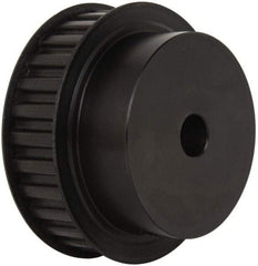 Power Drive - 28 Tooth, 3/4" Inside x 4.402" Outside Diam, Timing Belt Pulley - 3/4, 1" Belt Width, 4.456" Pitch Diam, Steel & Cast Iron - Eagle Tool & Supply