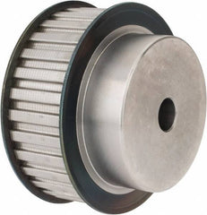 Power Drive - 30 Tooth, 3/4" Inside x 4.721" Outside Diam, Timing Belt Pulley - 1-1/2" Belt Width, 4.775" Pitch Diam, Steel & Cast Iron - Eagle Tool & Supply