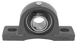 Value Collection - 206mm OALPillow Block - 7700 Lb Dyn Cap, Cast Iron - Eagle Tool & Supply