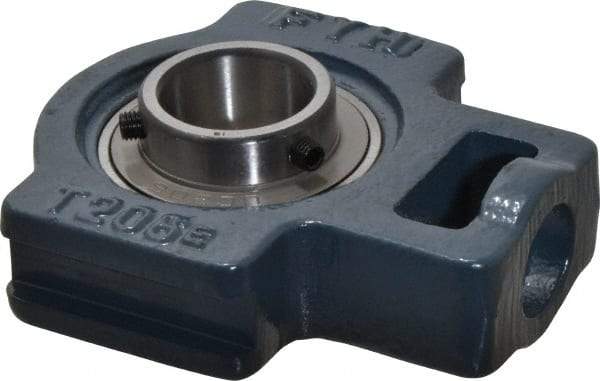 Value Collection - 2-1/4" Wide, Cast Iron Ball Bearing Take Up Unit - 1-3/32" Outside Diam - Eagle Tool & Supply