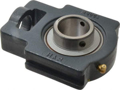 Value Collection - 3-9/32" Wide, Cast Iron Ball Bearing Take Up Unit - 1-5/16" Outside Diam - Eagle Tool & Supply