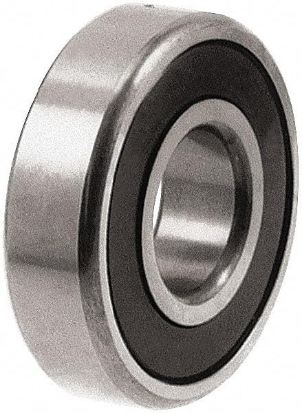 Tritan - 75mm Bore Diam, 115mm OD, Double Seal Deep Groove Radial Ball Bearing - 20mm Wide, 1 Row, Round Bore, 7,550 Lb Static Capacity, 8,890 Lb Dynamic Capacity - Eagle Tool & Supply