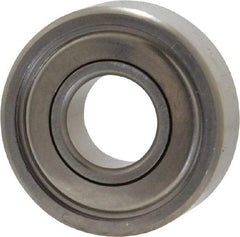 Value Collection - 1/4" Bore Diam, 5/8" OD, Double Shield Miniature Radial Ball Bearing - 0.196" Wide, 1 Row, Round Bore, 128 Lb Static Capacity, 335 Lb Dynamic Capacity - Eagle Tool & Supply